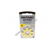 Rayovac Extra Advanced hall�k�sz�l�k elem V10 1,4V 8db/csomag cink-leveg�