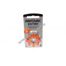 Rayovac Extra Advanced hall�k�sz�l�k V13 elem 8db csomag cink-leveg�