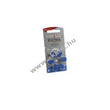 Rayovac Extra Advanced hall�k�sz�l�k elem V675 6db/csomag cink-leveg�