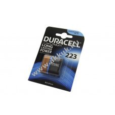Duracell CR223 CR-P2 DL223 6V 1400mAh elem l�tium