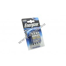 Energizer Ultimate Lithium L92 AAA (mikro) elem 1,5V 1,26Ah 4db/csomag l�tium
