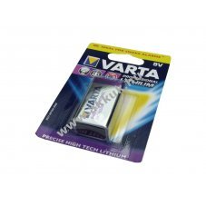 Varta Ultra Lithium 6122 9V 1200mAh E-Block elem l�tium