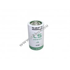 Saft LS33600 D (g�li�t) 3,6V 17Ah elem l�tium