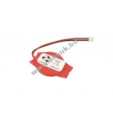 Helyettes�t� elem CR2032 k�bellel Molex csatlakoz�val 3V 220mAh l�tium
