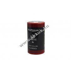 Kraftmax LS34615 D (g�li�t) 3,6V 19Ah l�tium elem