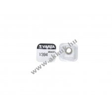 Varta V394 SR45 (AG9) 1,55V gombelem 9,5x3,6mm ez�st-oxid