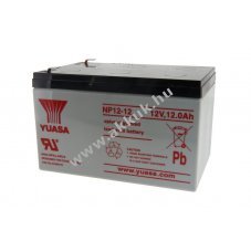 Yuasa NP12-12 akku 12V 12Ah �vegsz�las �lom AGM
