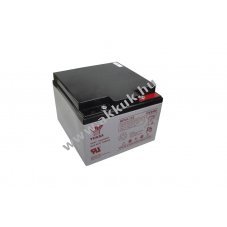 Yuasa NP24-12 I 12V 24Ah �vegsz�las filc akku �lom