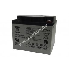 Yuasa NPL38-12 I akku 12V 38Ah �vegsz�las �lomsavas