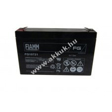 FIAMM FG10721 6V 7,2Ah akku �lomsavas