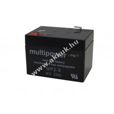 Multipower MP2-6 6V 2000mAh akku �lomakku