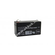 Multipower akku MP1,2-12 12V 1200mAh VDS �lom