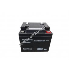 Multipower akku MP50-12C MPC50-12I 12V 50Ah �lomsavas
