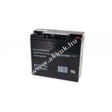 Multipower MP22-12C MPC22-12I 12V 22Ah akku M6 csavaros csatlakoz� �lom-savas