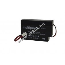 Multipower MP0,8-12S JST akku 12V 800mAh �lom-savas