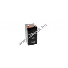 Multipower akku MP4,5-4 4V 4,5Ah 4,8mm Faston �lom