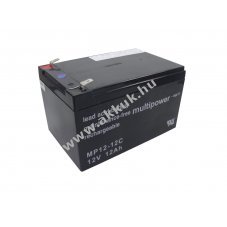 Multipower MP12-12C MPC12-12 akku 12V 12000mAh �lom-savas