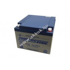 Powersonic PS-12260 12V 26Ah akku AGM �lom