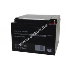 Multipower MPC26-12I 12V 26Ah akku �lomakku