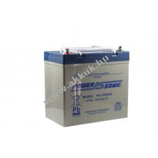 Powersonic PS-12550 12V 55Ah akku AGM �lom