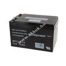 Multipower MP15-12C MPC15-12 12V 15000mAh �lomsavas akku