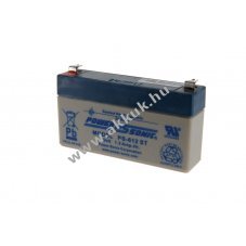 Powersonic PS-612ST 6V 1300mAh akku AGM �lom