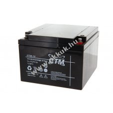 CTM CT26-12 12V 26Ah VdS G114019 akku g�l �lom