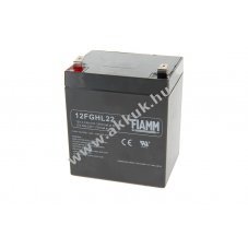 FIAMM 12FGHL22 akku 12V 5Ah 6,3mm Faston �lomakku