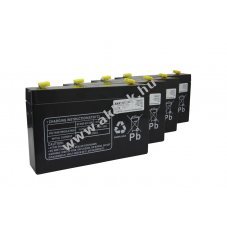 Helyettes�t� akku APC RBC34 6V 7Ah 151x34x94mm 4db/csomag