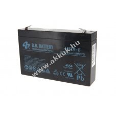 B.B. Battery HR9-6 akku 6V 9000mAh �lomsavas