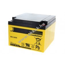 SUN SB12-26V0 12V 26Ah AGM �lom akku