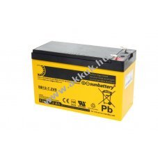 SUN SB12-7,2VO 12V 7200mAh akku VDS G112110 �lom AGM