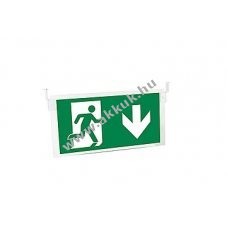 TAURAC plexi�veg lap Melbourne LED biztons�gi/ment�jelz� A203-O (ny�l lefel�) 315x160mm