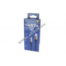 VARTA Speed Charge & Sync k�bel USB A - USB Type C 2m 60W USB3.0 5Gbit/s