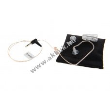 Helyettes�t� GES-13 ultrak�nny� diszkr�t f�lhallgat� 60cm spir�lk�bel 3,5mm jack csatlakoz�
