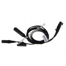 Helyettes�t� 2-k�beles f�lhallgat�-garnit�ra Sepura STP8000/9000 SC20 SC21 3,5mm jack (4 t�s) PTT