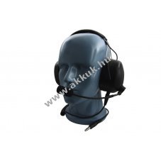 Helyettes�t� TITAN f�lv�d� headset g�mmikrofon Nexus csatlakoz� HDX-HB-D-C-TP120-02 SNR31dB