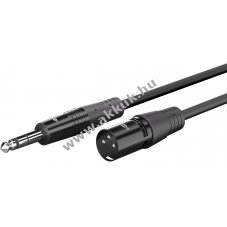 Goobay XLR 3-Pin - 6,35mm TRS k�bel 2m szimmetrikus mono