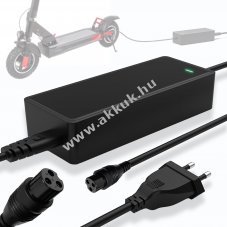 E-Bike, elektromos roller t�lt� 48V akkuhoz, 54.6V 2A, 3P-GX12 cstalakoz�