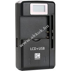 Univerz�lis akkut�lt� 3,6V/3,7V Li-Ion akkuhoz