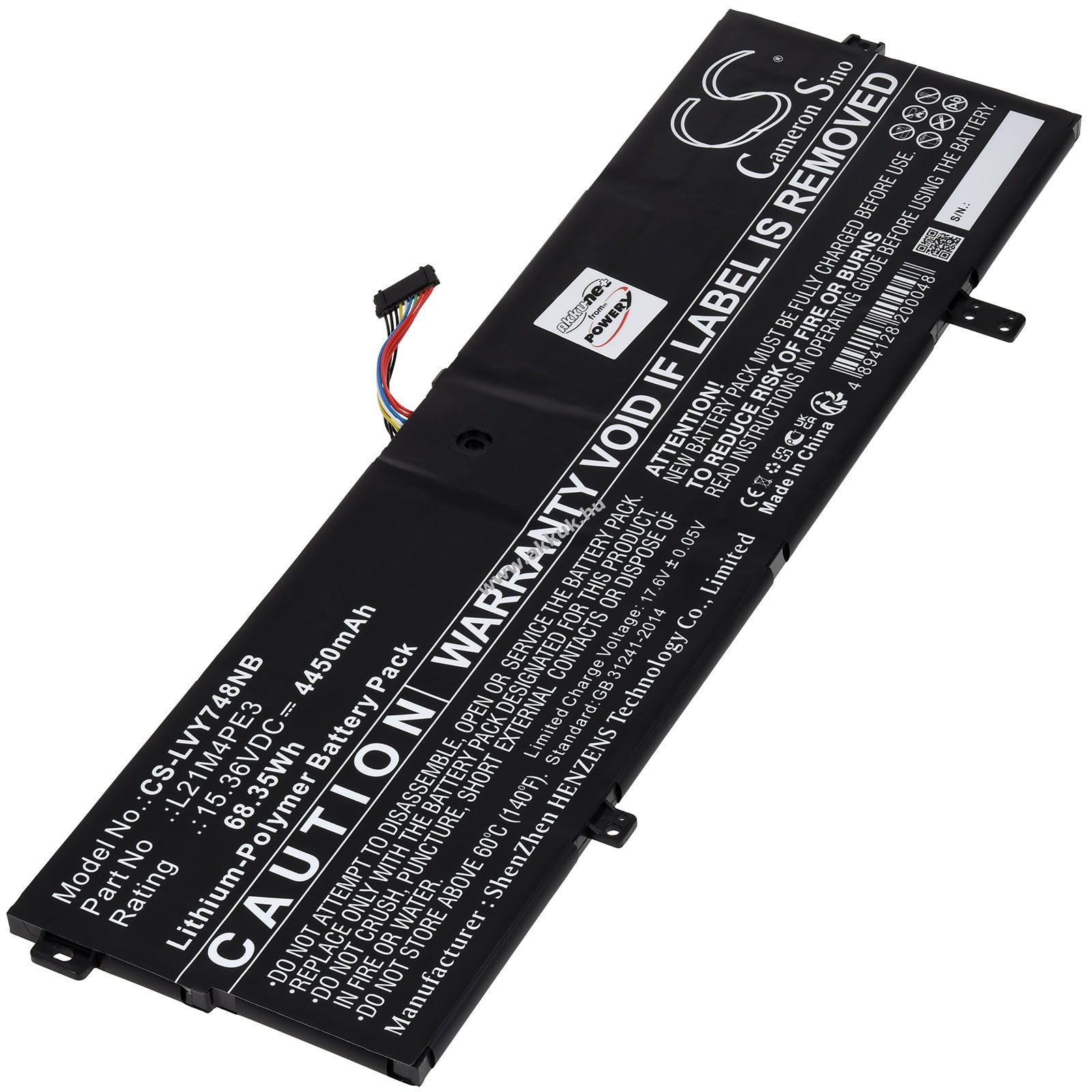 Helyettesítő laptop akku Lenovo Yoga 7 14IAL7-82QE0024AU