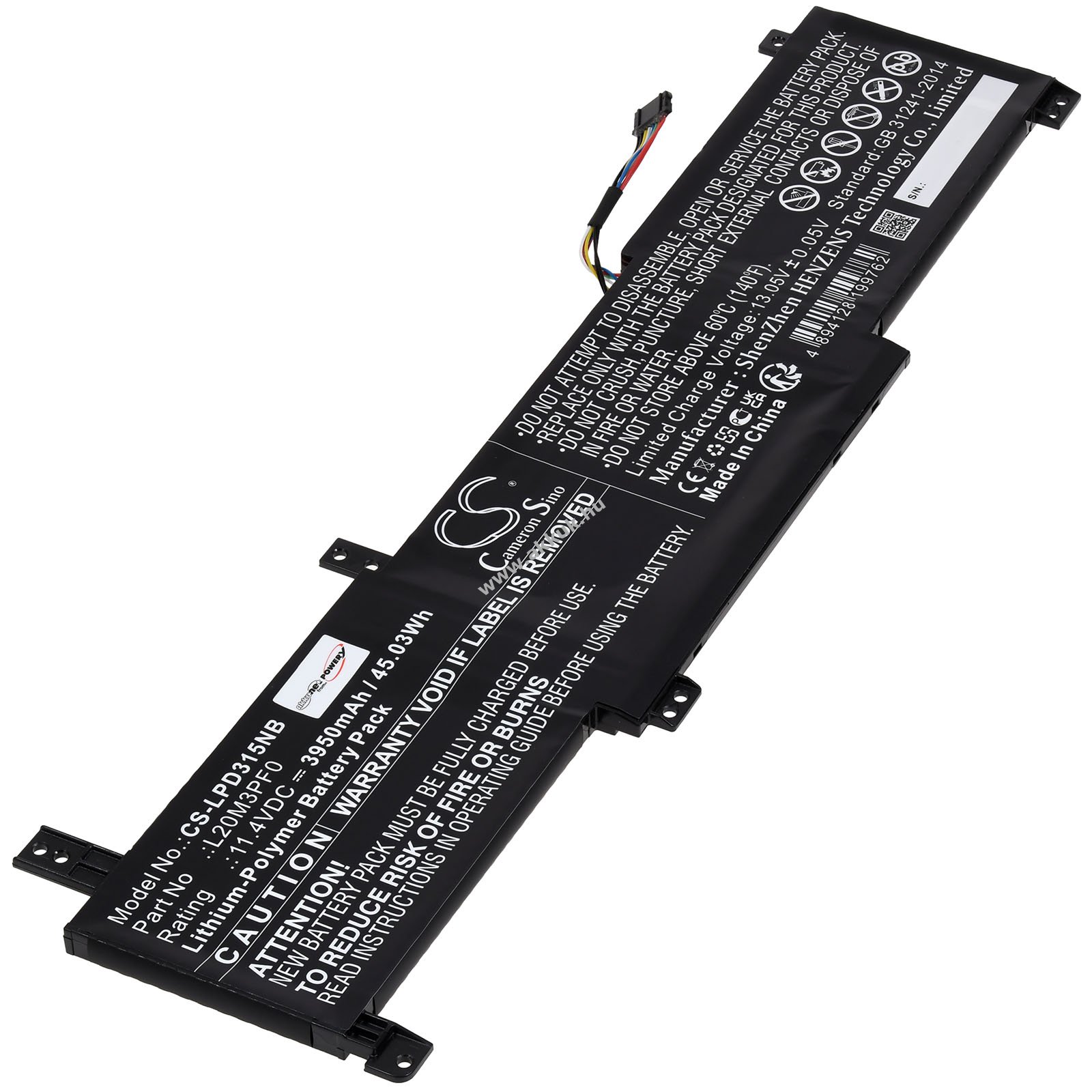 Helyettesítő laptop akku Lenovo V17 G3 IAP 82U1001JGE