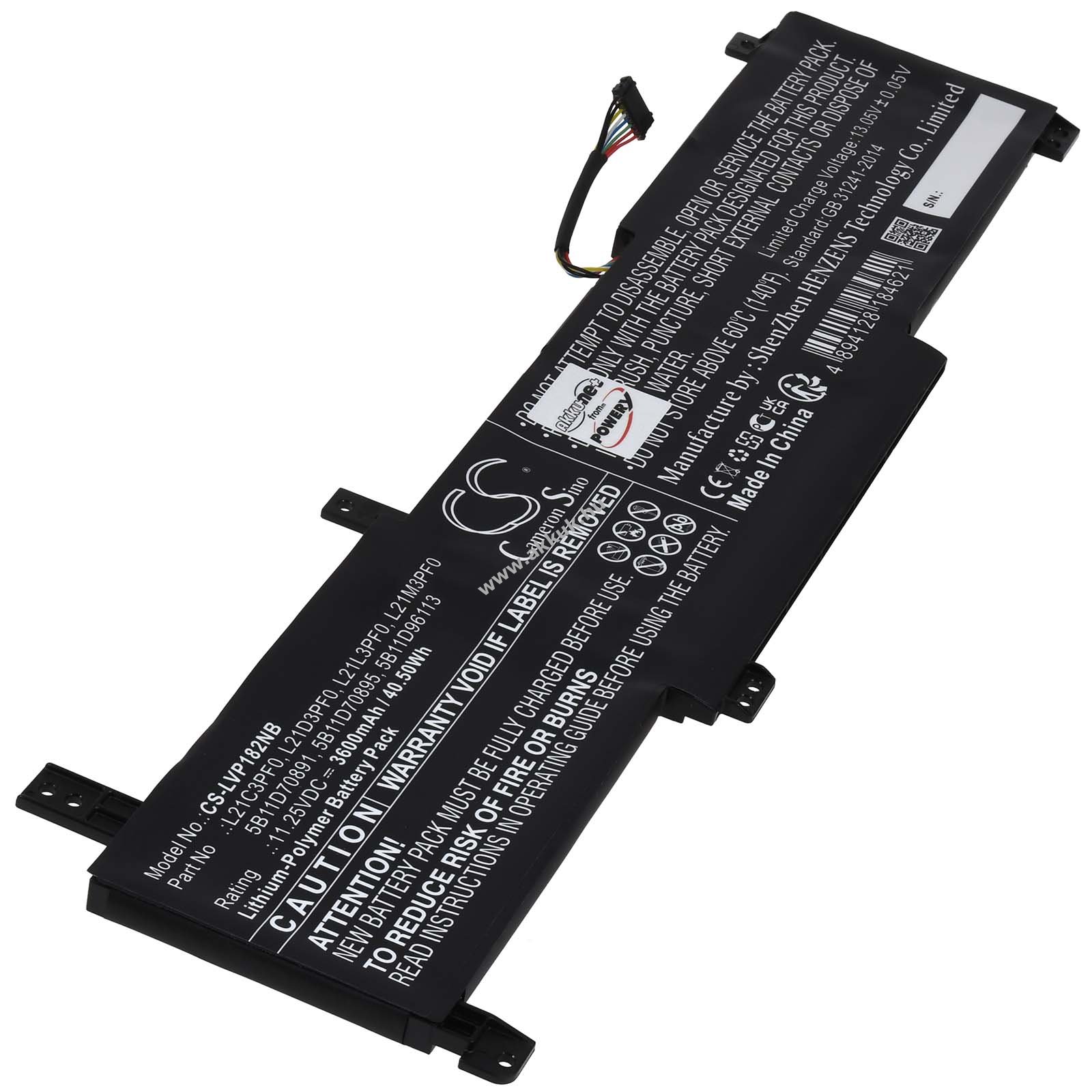 Helyettesítő akku Lenovo IdeaPad 1 15IJL7 82LX0062SC laptophoz