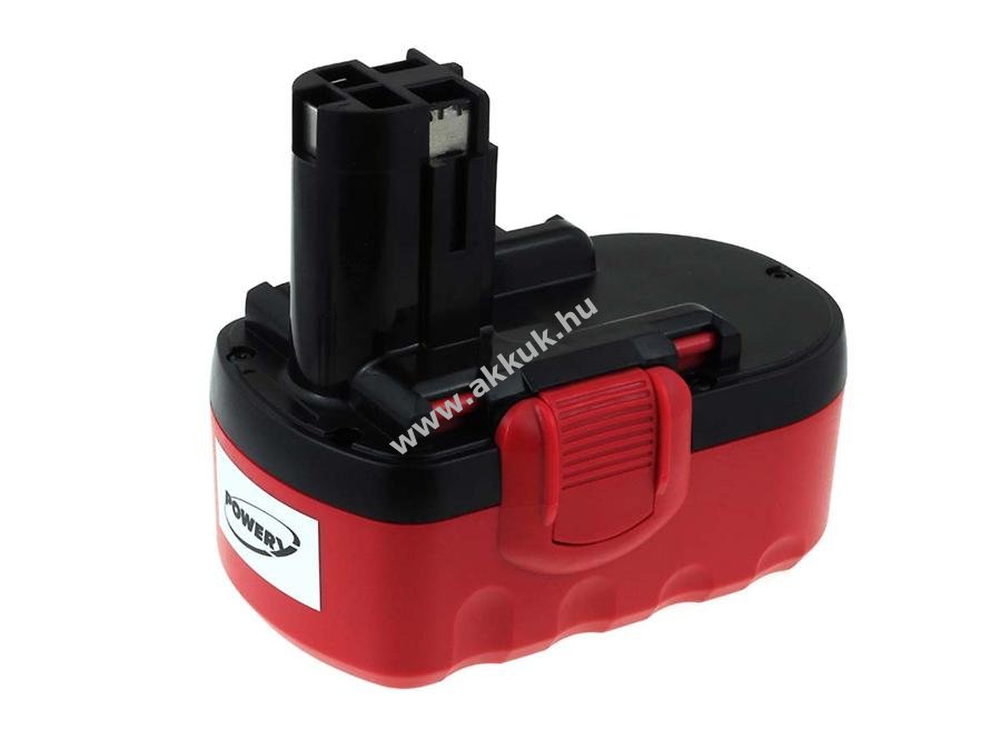 Helyettesítő akku Bosch fúrócsavarozó PSR 18VE-2 NiMH 3000mAh O-akku