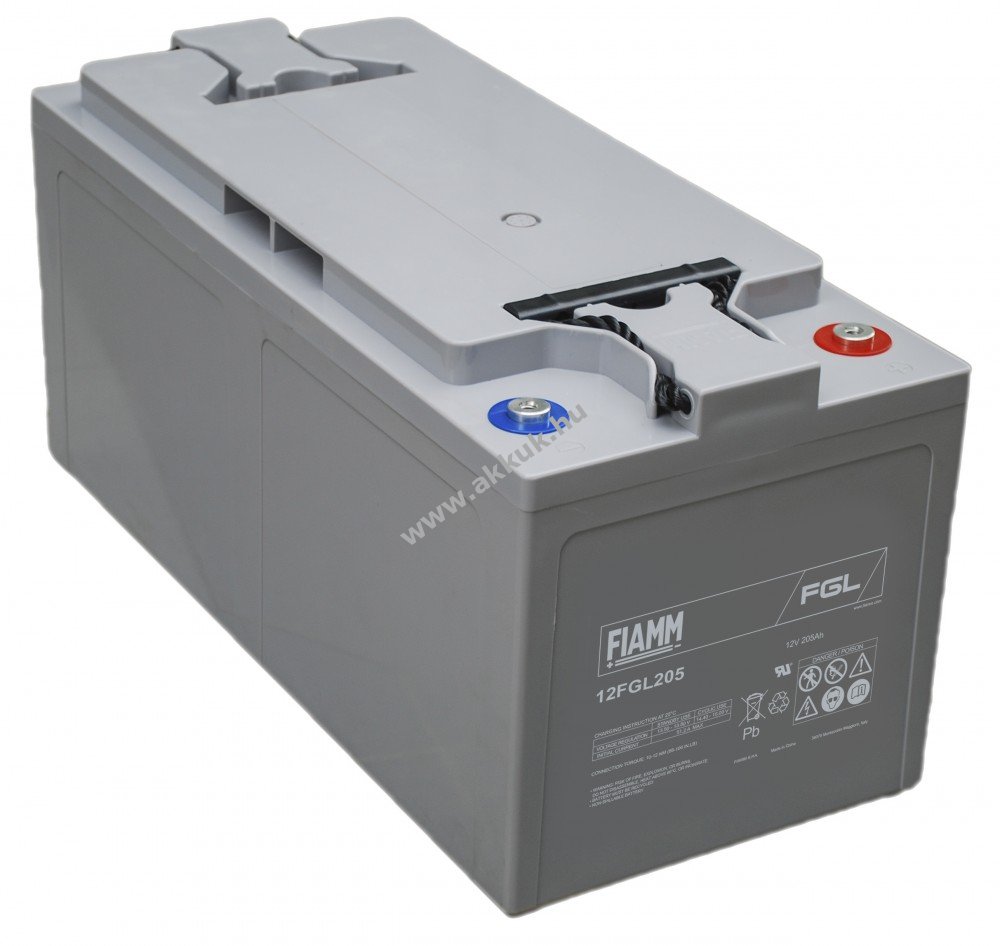 Ólom akku 12V 205Ah (FIAMM) típus 12FGL210