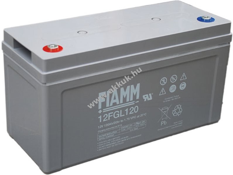 Ólom akku 12V 120Ah (FIAMM) típus 12FGL120