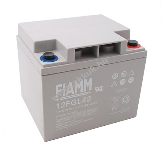 Ólom akku 12V 42Ah (FIAMM) típus 12FGL42