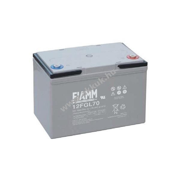 Ólom akku 12V 70Ah (FIAMM) típus 12FGL70