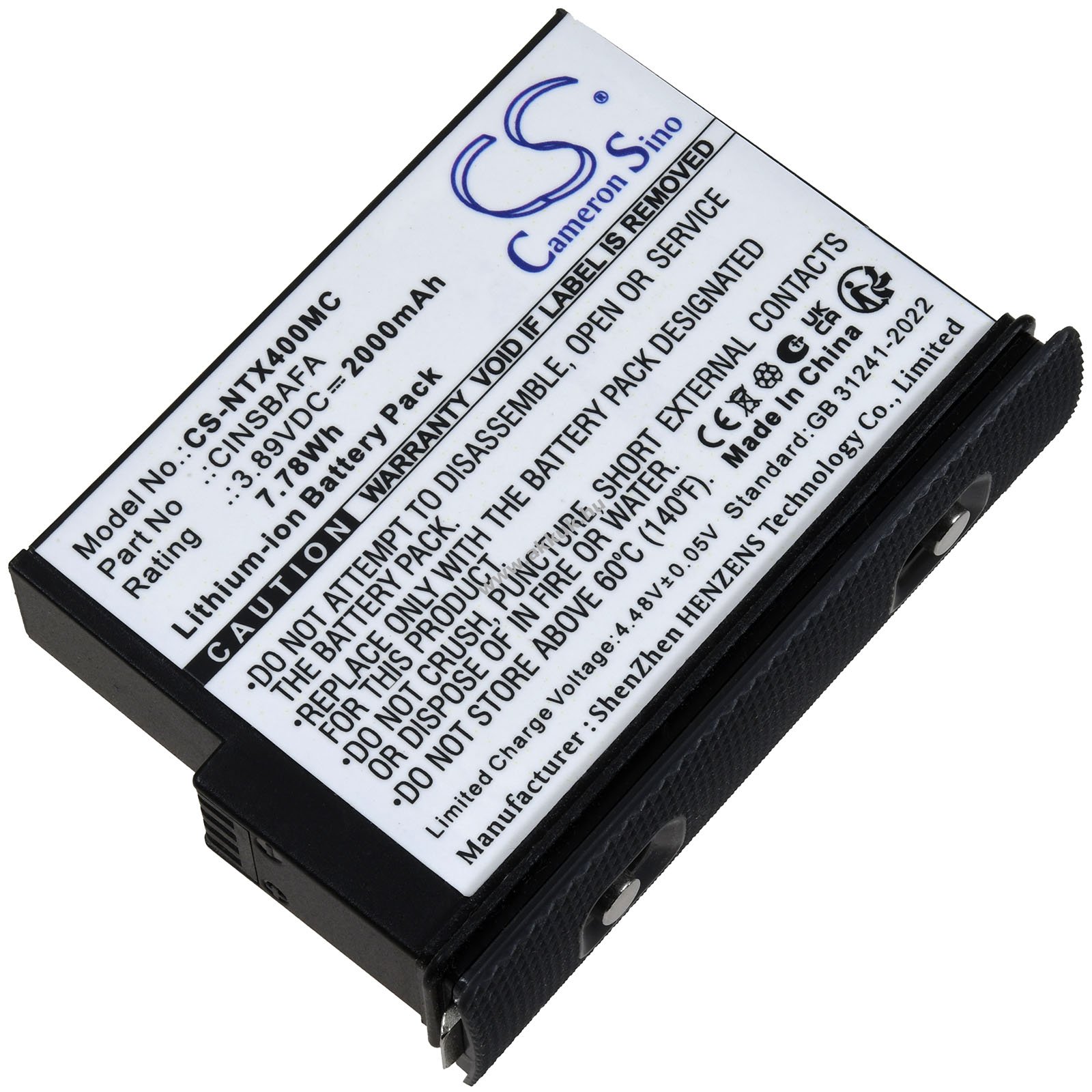 Insta360 X4 Air helyettesítő akció kamera akku 3,89V 2000mAh 7,8Wh Li-Ion
