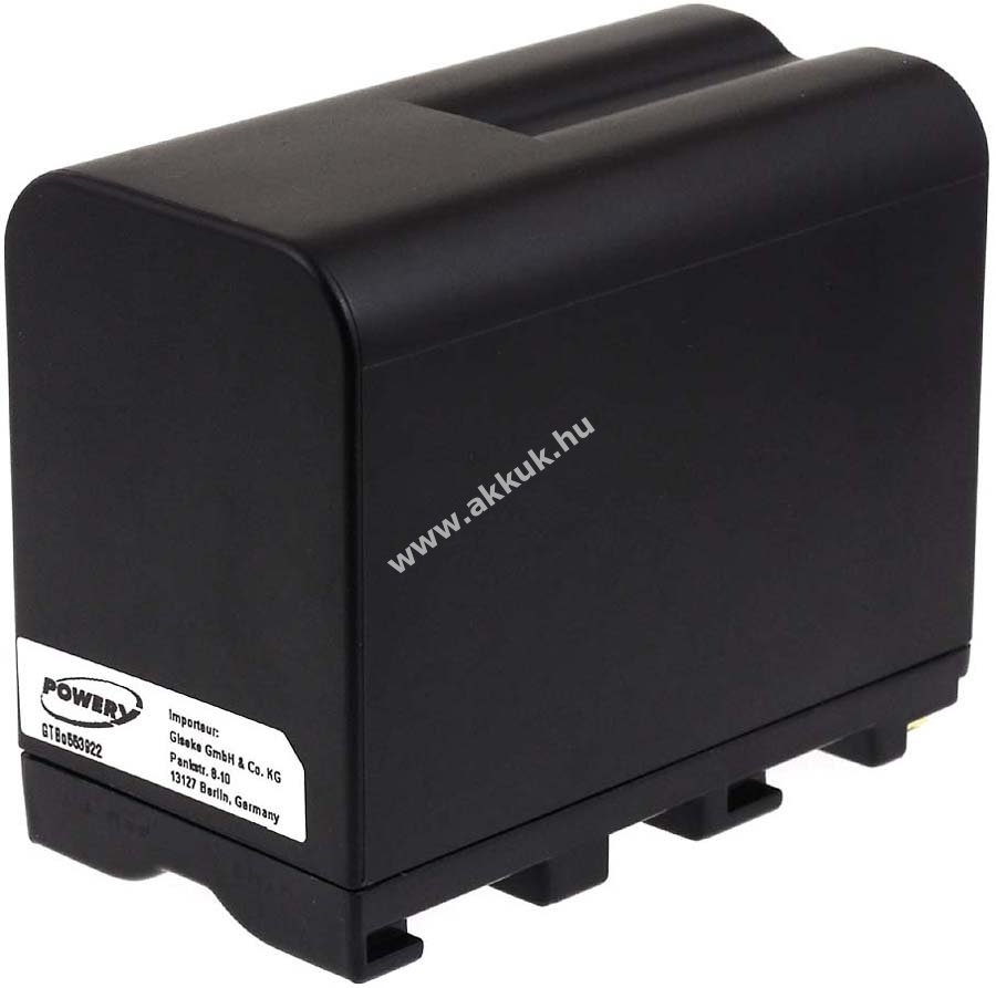 Helyettesítő akku videokamera Sony CCD-TR717 6600mAh fekete